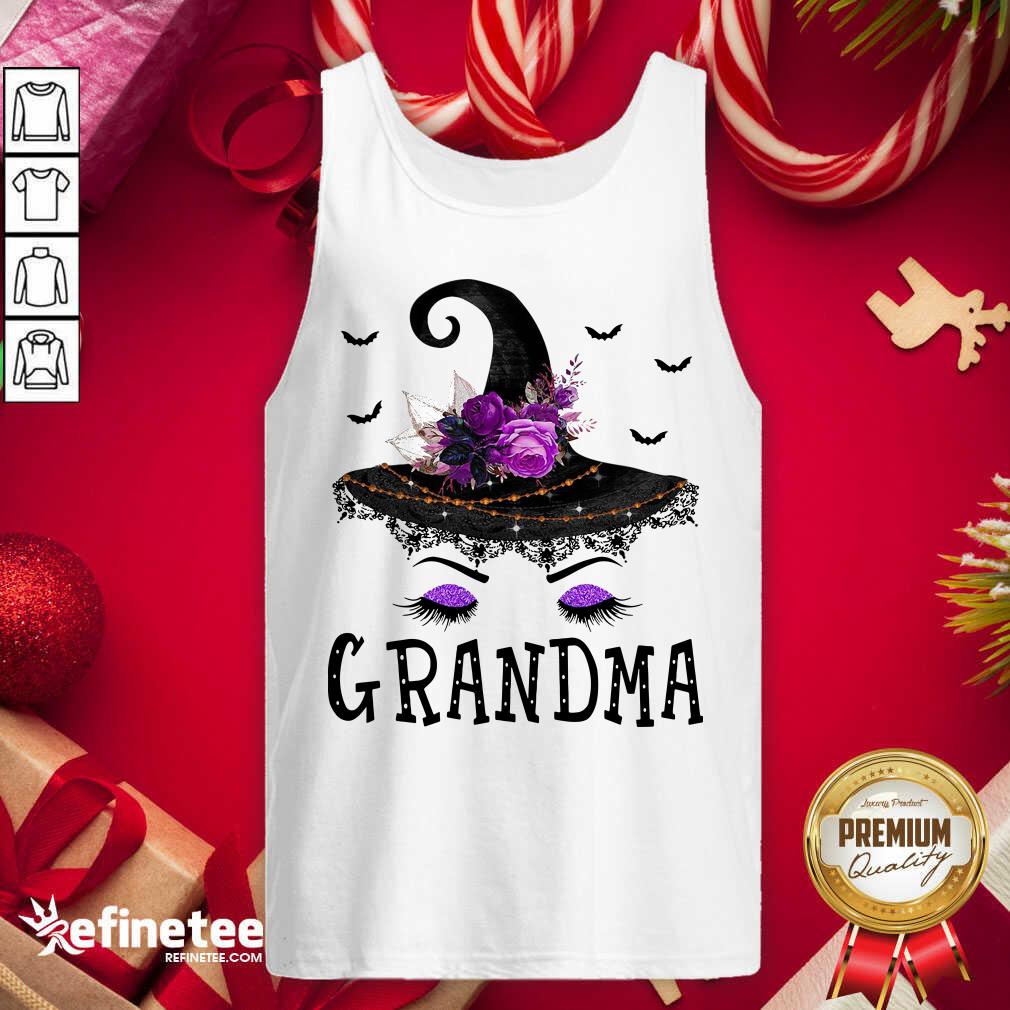 Lovely Grandma Witch Hat Halloween Shirt