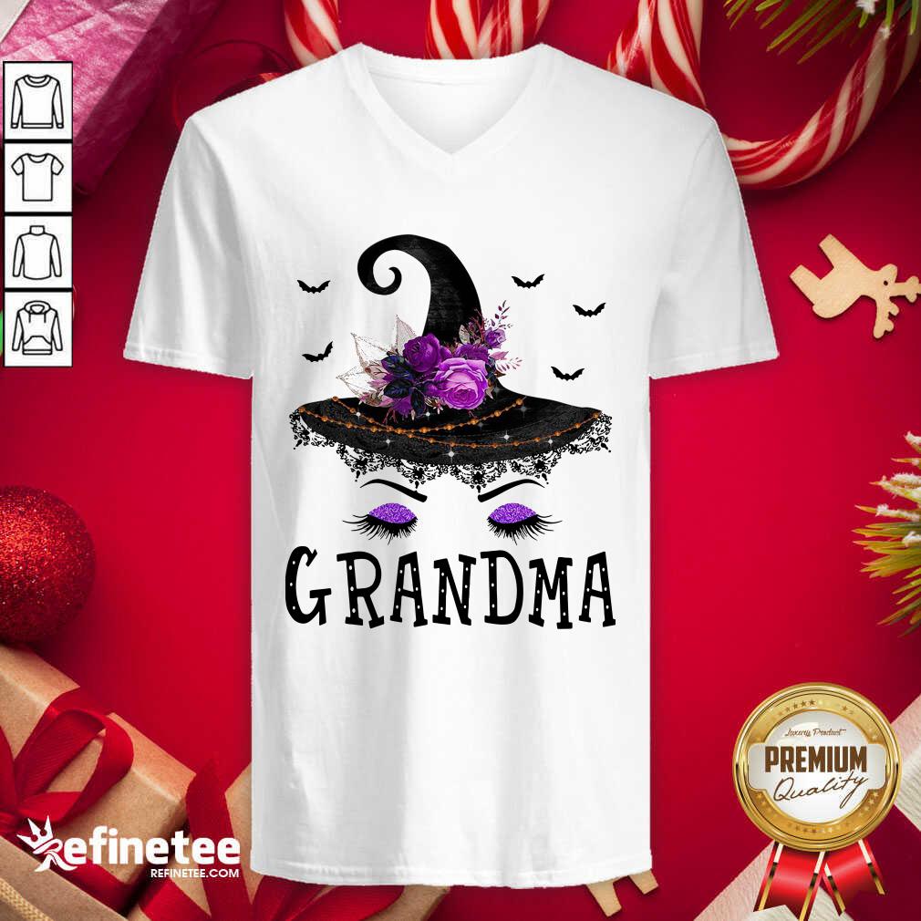 Lovely Grandma Witch Hat Halloween Shirt