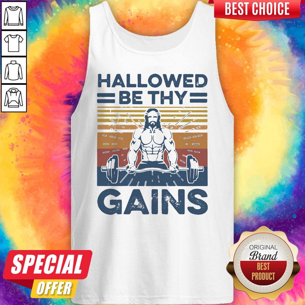 Lovely Jesus Hallowed Be Thy Gains Vintage Shirt