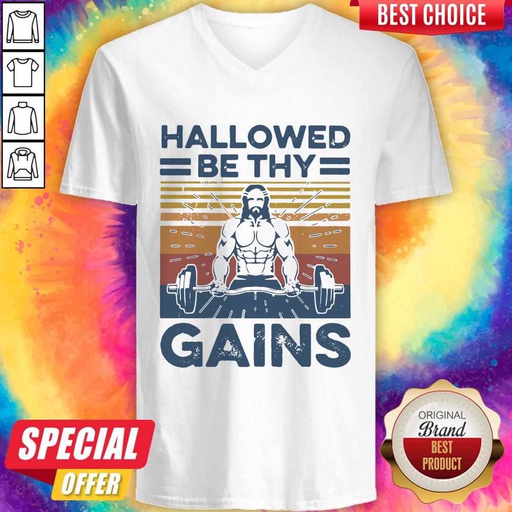 Lovely Jesus Hallowed Be Thy Gains Vintage Shirt