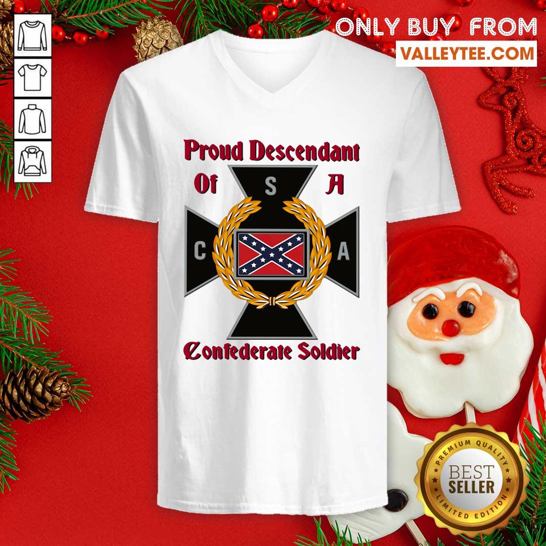 Lovely Proud Descendant Of A Confederate Soldier Shirt