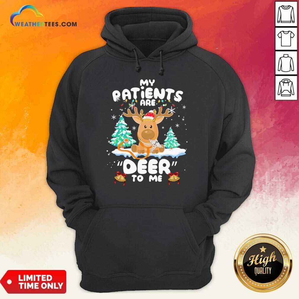 Lovely Reindeer My Patients Are Beer To Me Christmas Shirt
