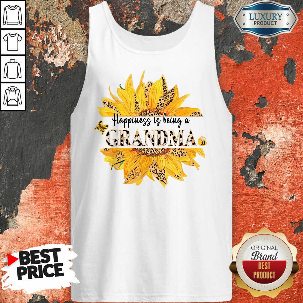Lower Leopard Happiness Is Being A Grandma Shirt