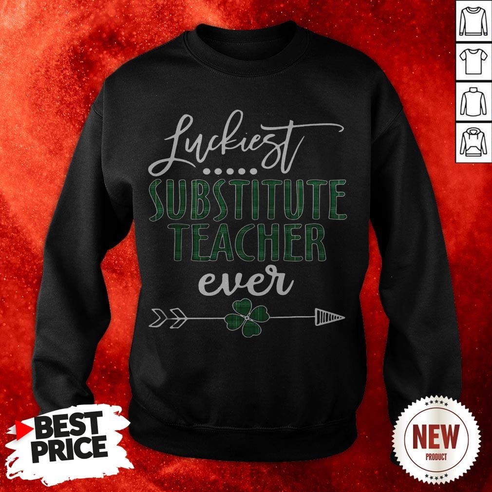 Luckiest Substitute Teacher Ever Irish Shirt