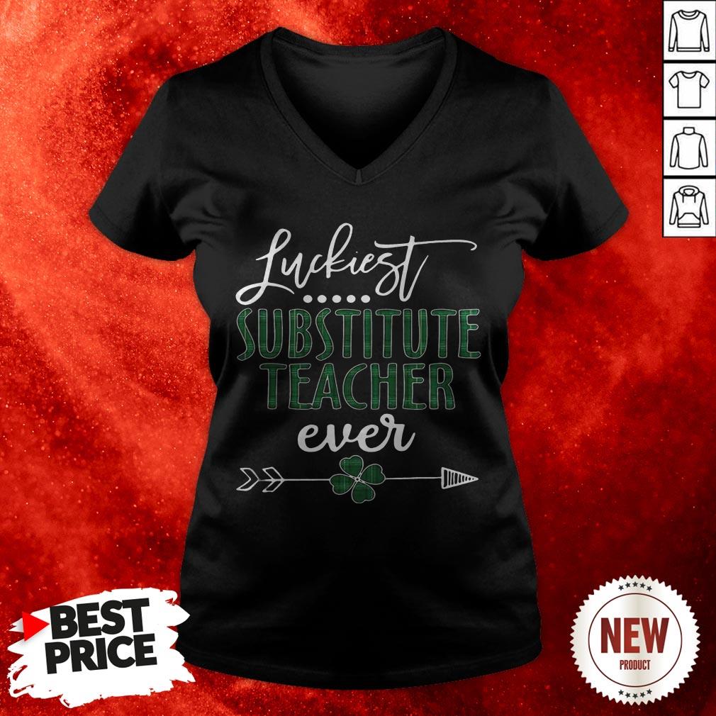 Luckiest Substitute Teacher Ever Irish Shirt