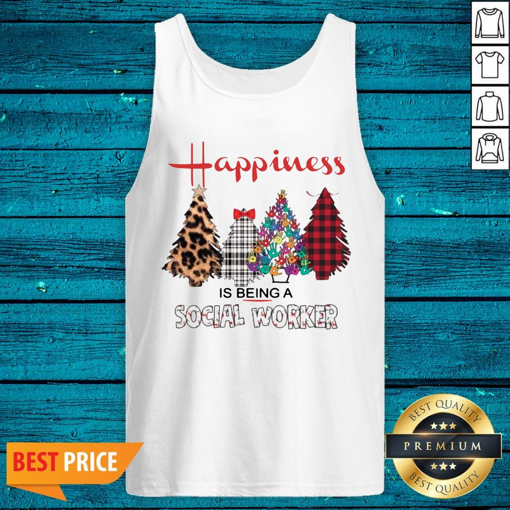 Luxury Happiness Is Being A Social Worker Shirt