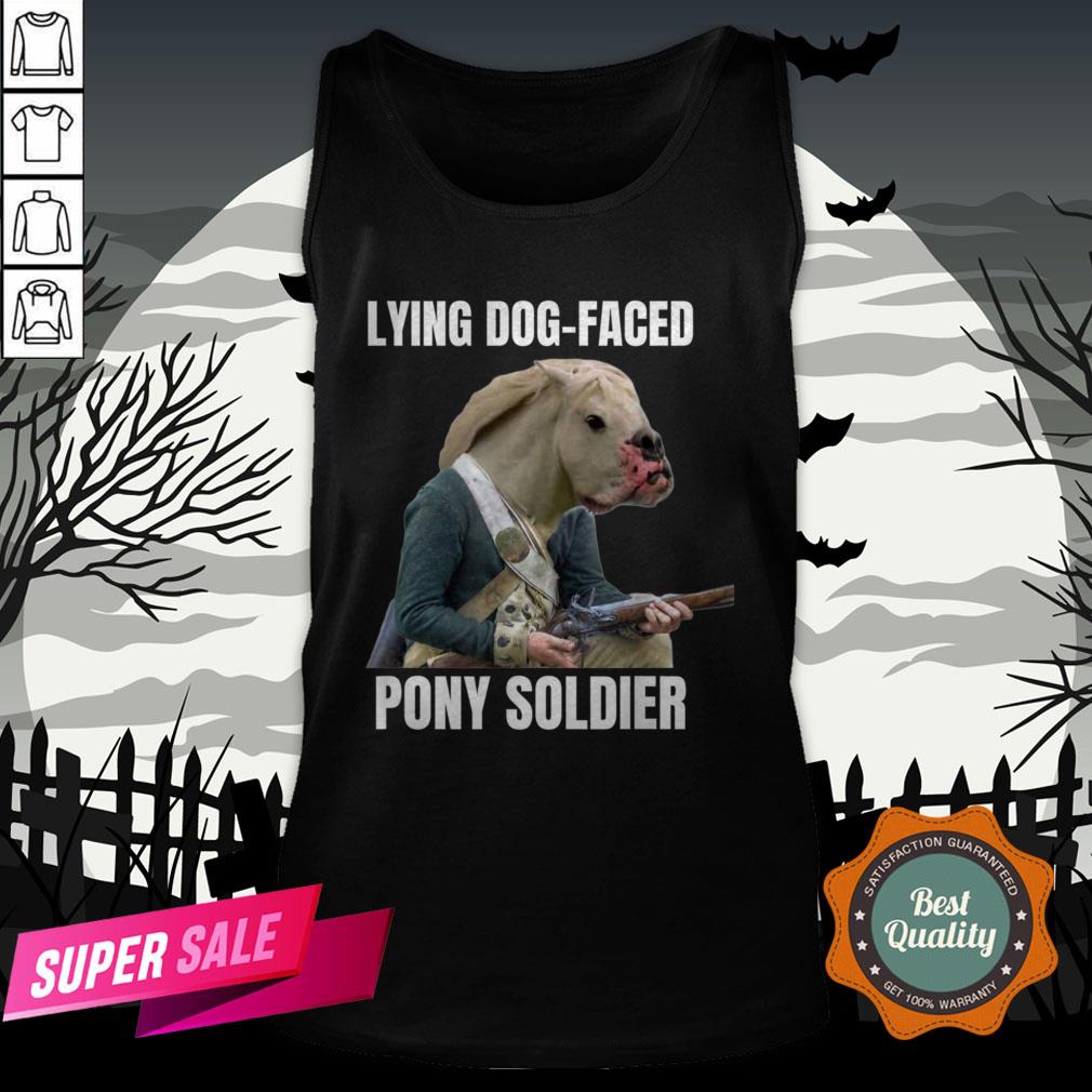 Lying Dog Faced Pony Soldier Funny Halloween Shirt