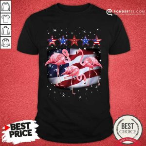 Flamingo Five Stars America For Flamingo Lover Shirt