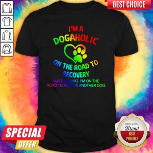 LGBT I’m A Dogaholic On The Road To Recovery Shirt