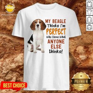 My Beagle Thinks I’m Perfect Anyone Else Thinks Shirt