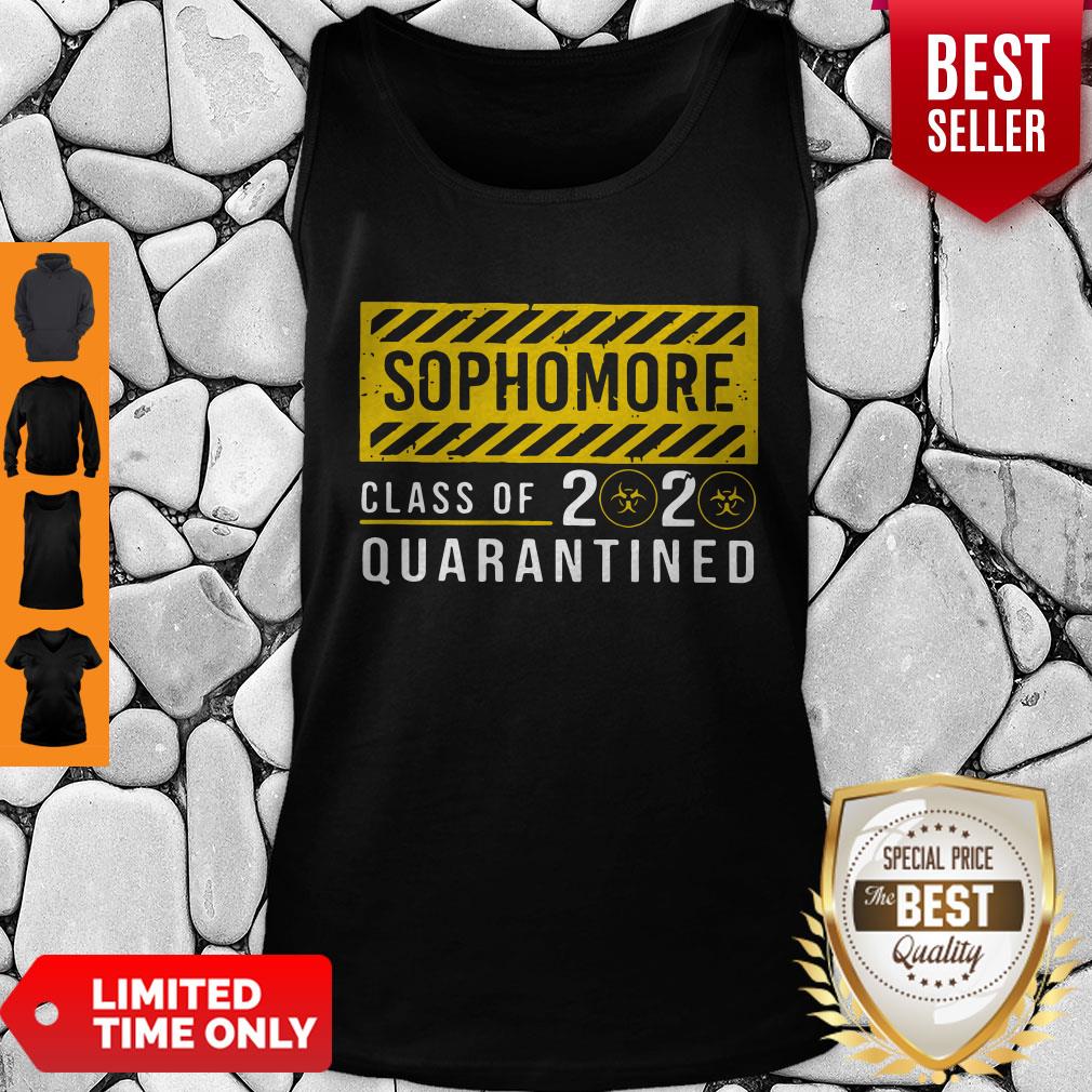 Premium Sophomore Class Of The Quarantined Sign Shirt
