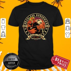 Horseman Sleepy Hollow Pumpkin Path Don't Lose Your Head Now Headless Halloween Shirt