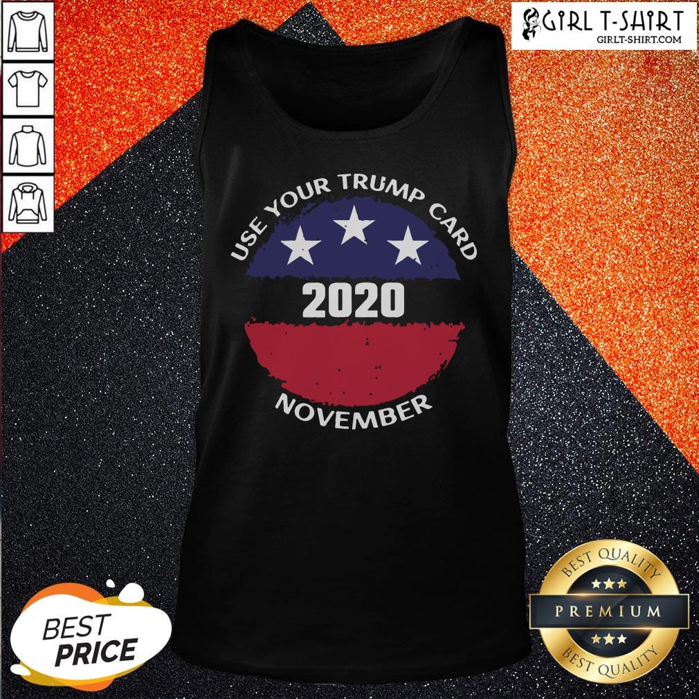 Made Use Your Trump Card 2020 November American Flag Shirt