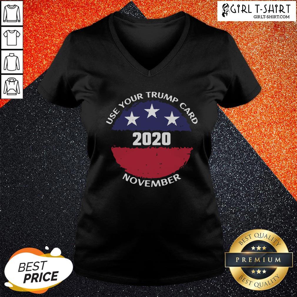 Made Use Your Trump Card 2020 November American Flag Shirt