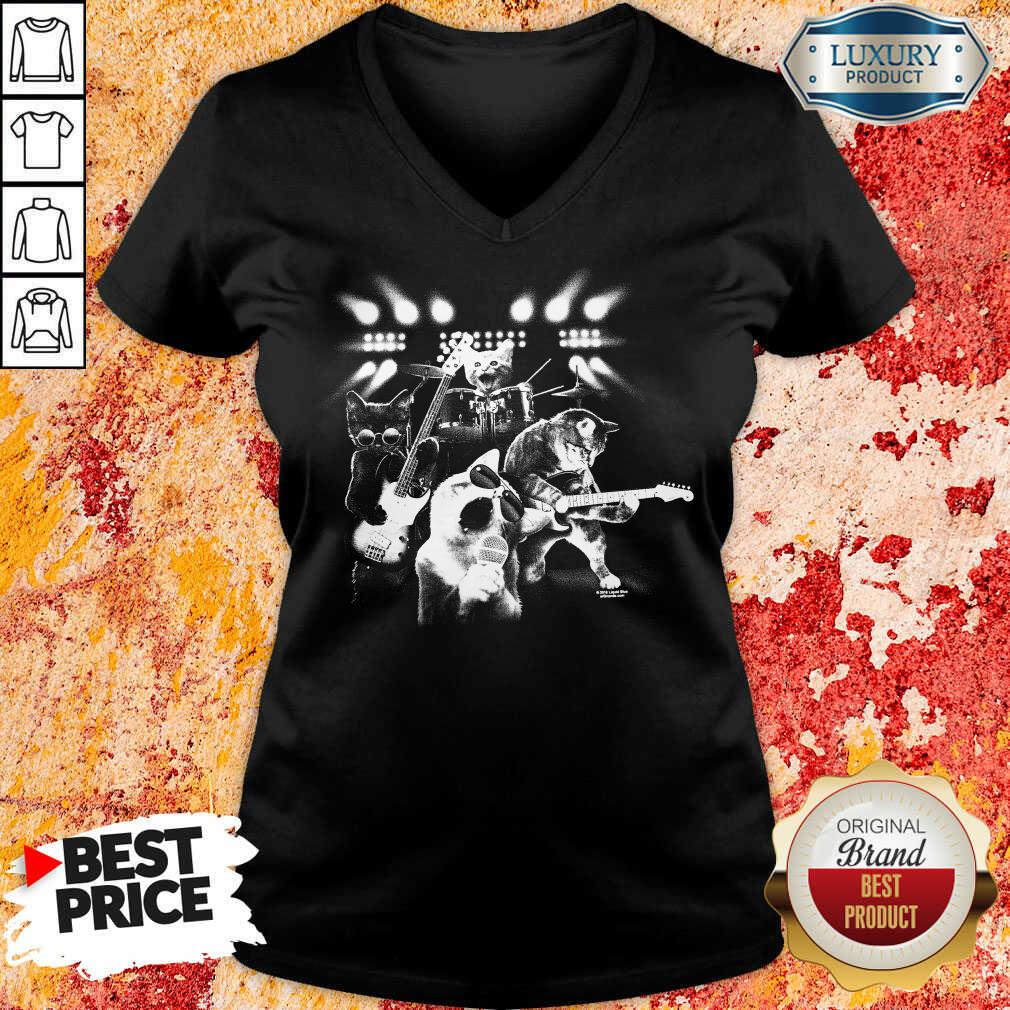 Malicious The 4 Cat Band Singing Shirt
