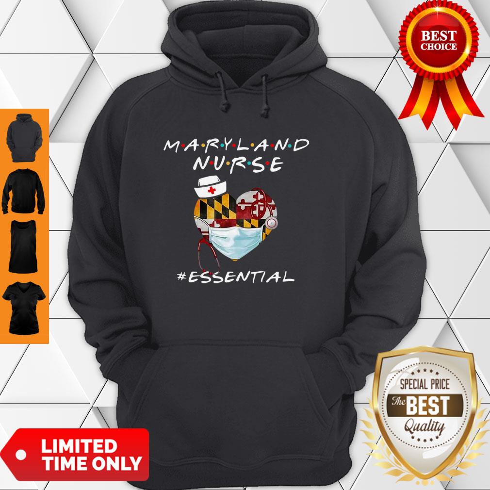 Maryland Nurse Heart Stethoscope #Esential Shirt