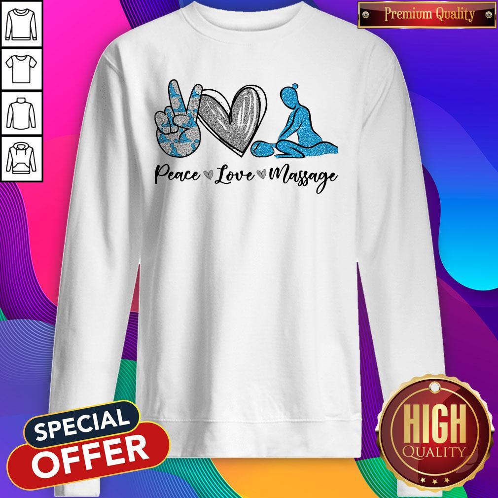 Massage Therapist Peace Love Massage Shirt