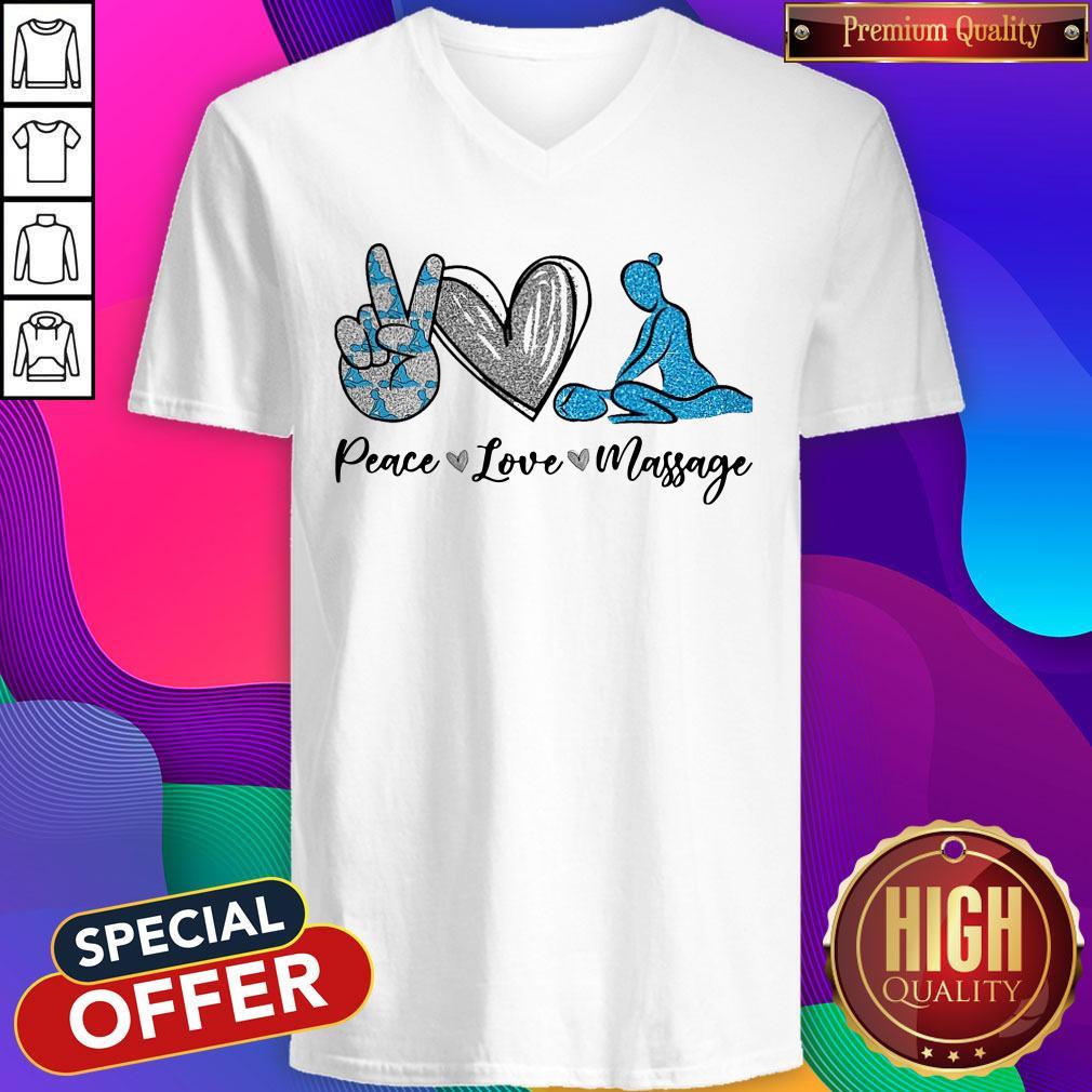 Massage Therapist Peace Love Massage Shirt