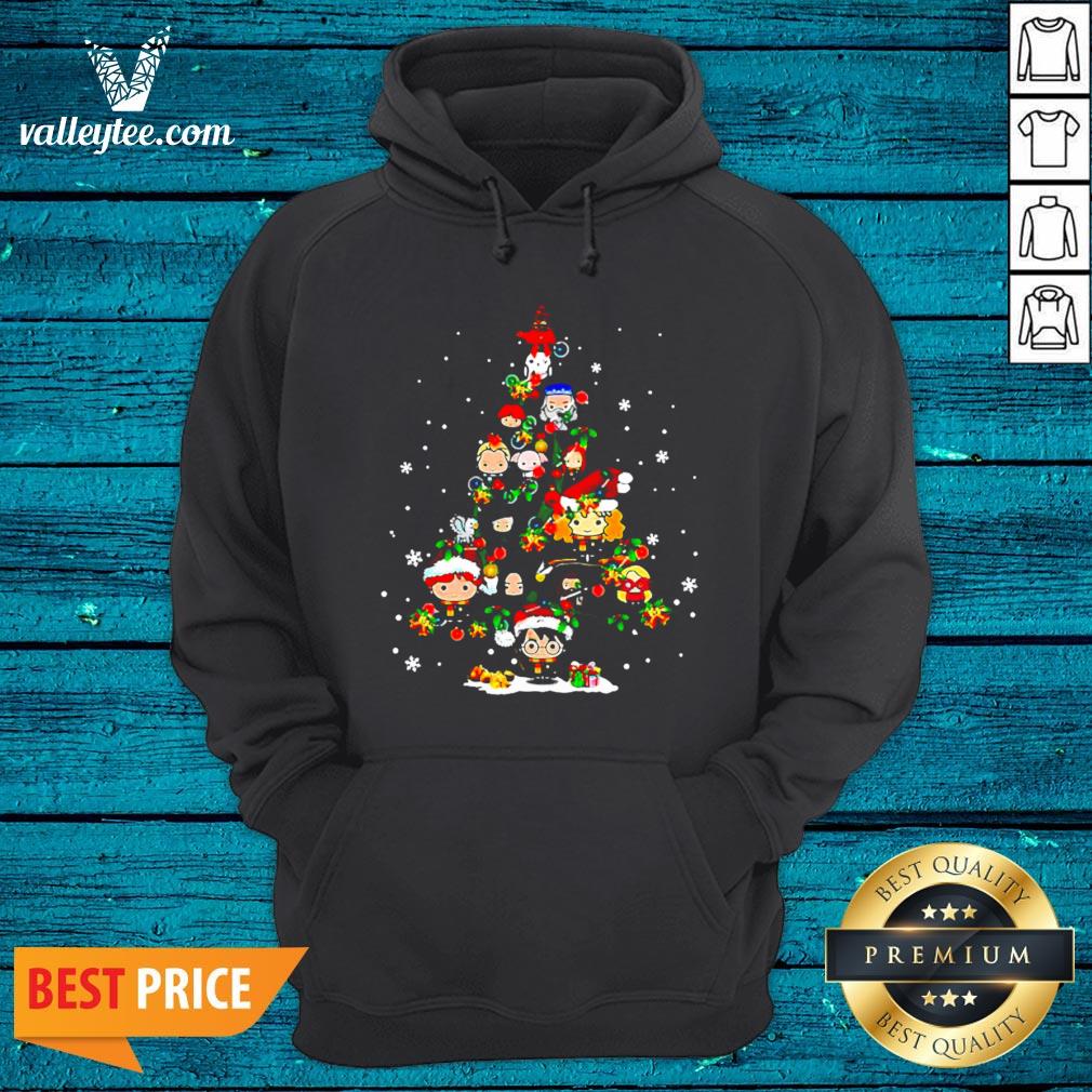 Merry Christmas Harry Potter Chibi Tree Shirt