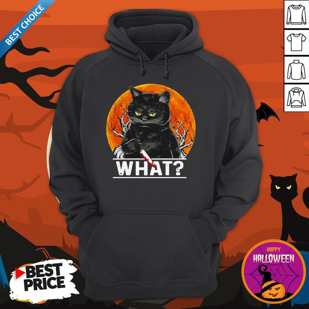 Michael Myers Black Cat Halloween What Shirt