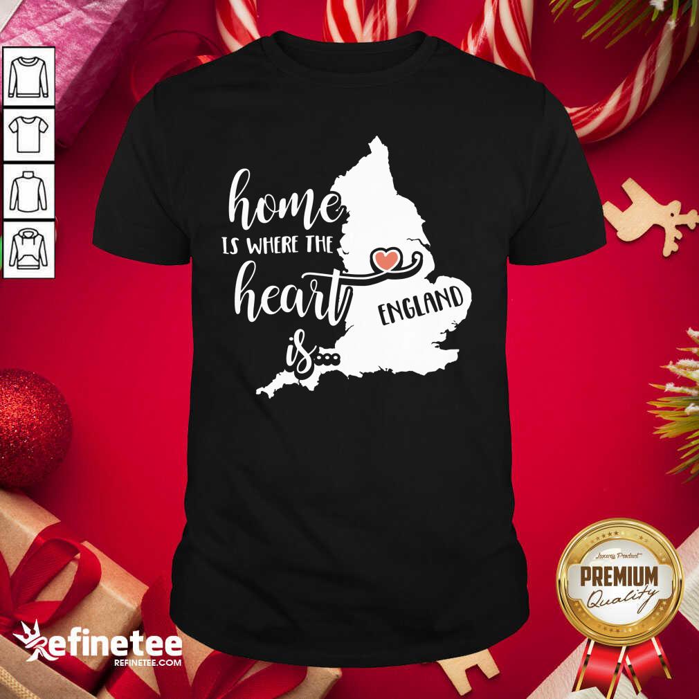 Official England Home is Where the Heart Is Shirt