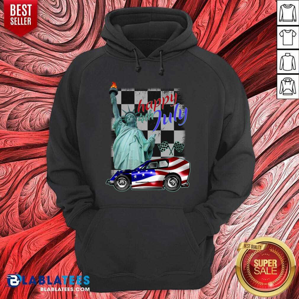 Modlite Car Liberty Happy 4th Of July Shirt