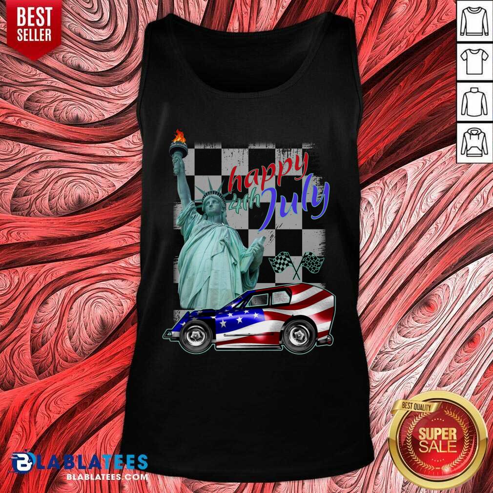 Modlite Car Liberty Happy 4th Of July Shirt