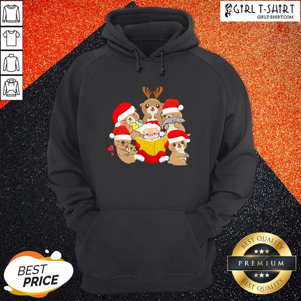 More Otters and Santa Christmas Shirt
