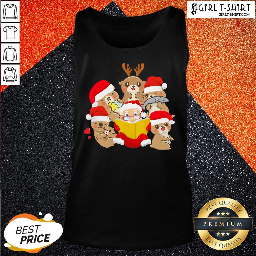 More Otters and Santa Christmas Shirt