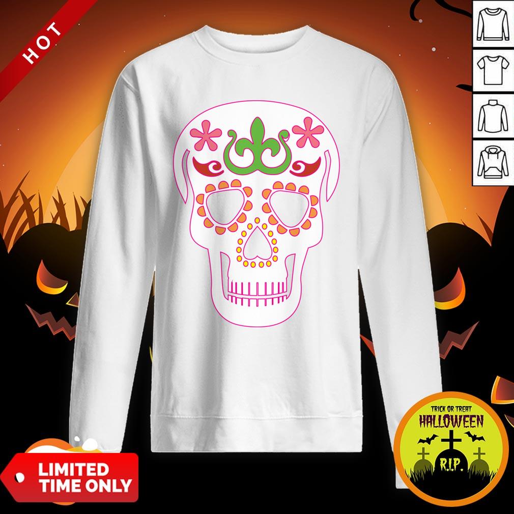 Mrs Sugar Skull Day Of The Dead Dia De Los Muertos Shirt
