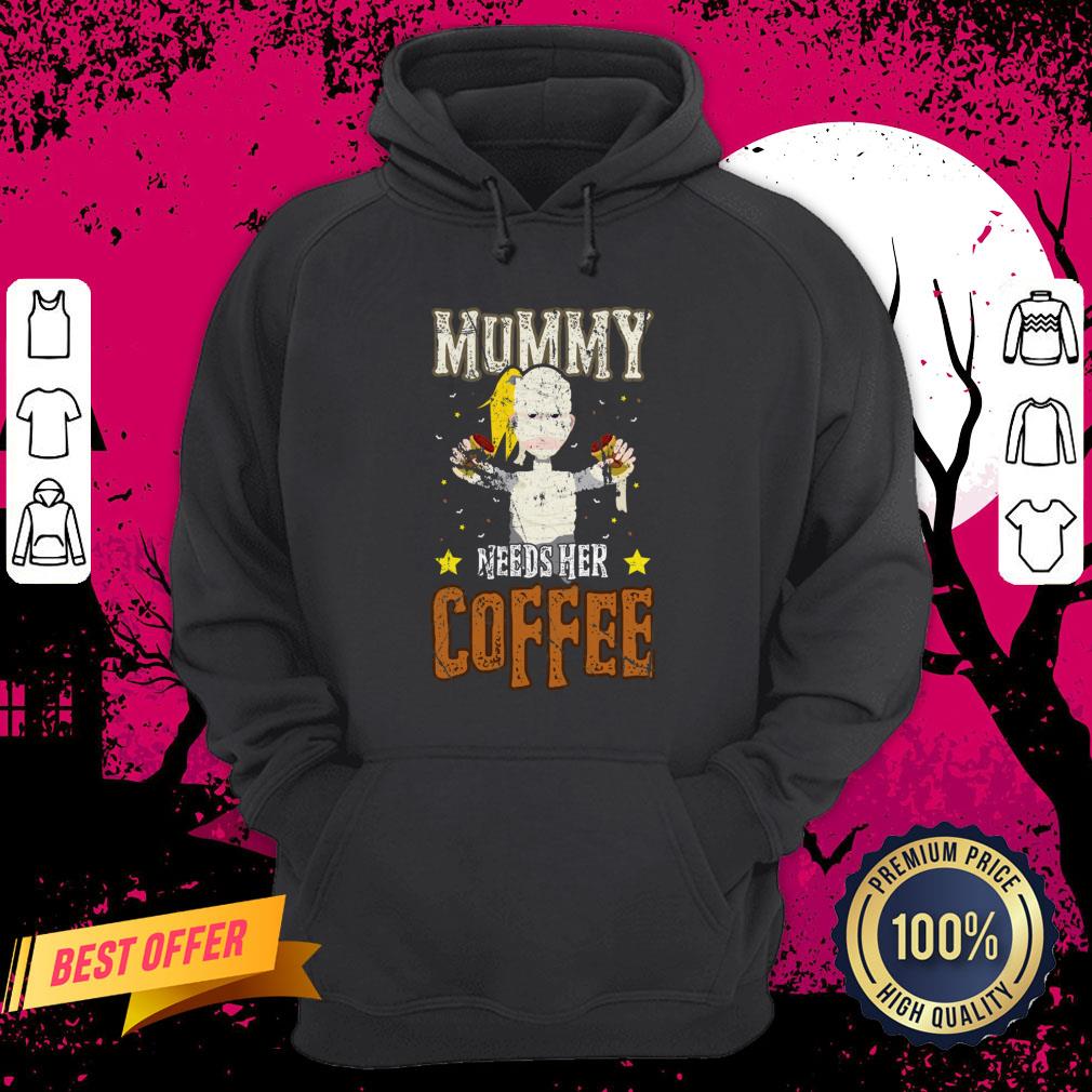 Mummy Needs Her Coffee Halloween Day Shirt