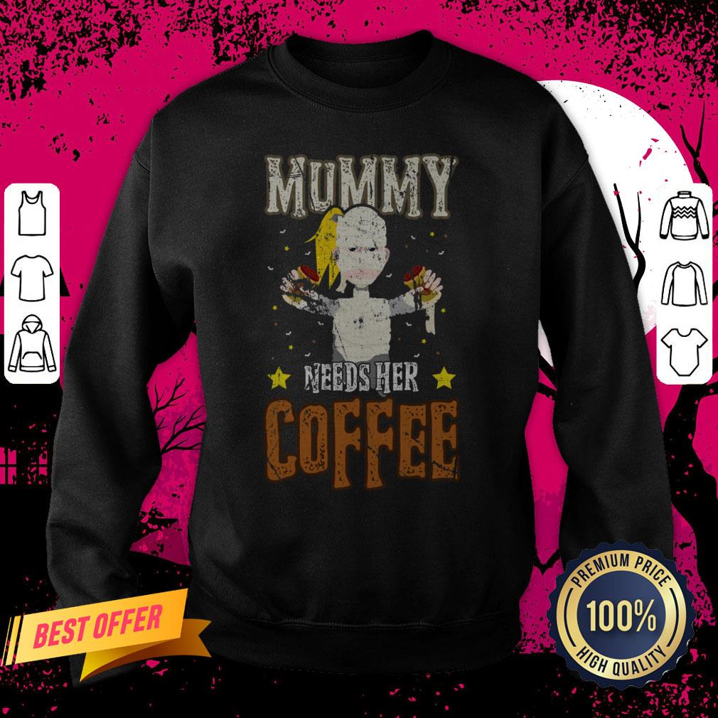 Mummy Needs Her Coffee Halloween Day Shirt