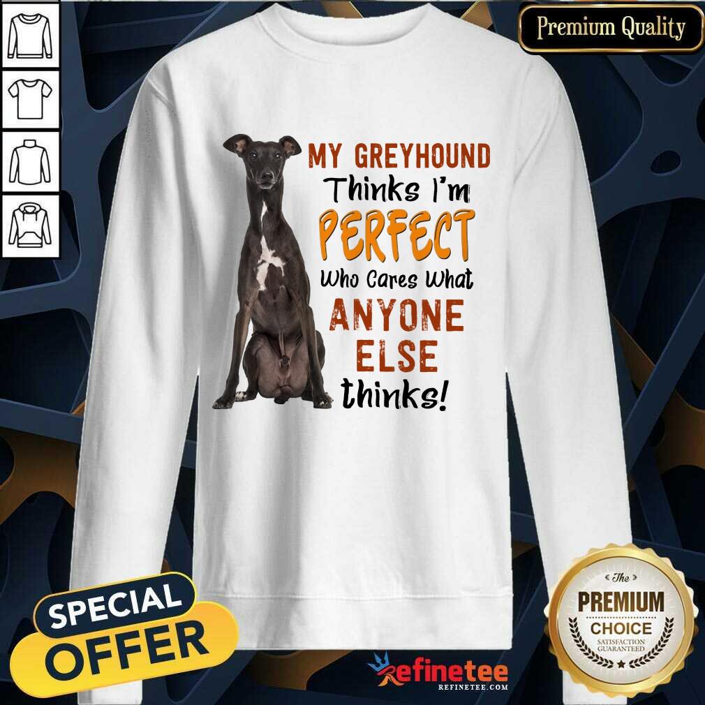 My Greyhound Thinks I'm Perfect Shirt