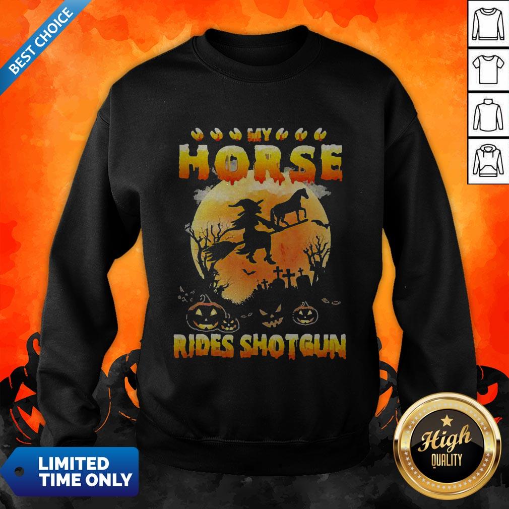 My Horse Rides Shotgun Scary Halloween 2020 Shirt