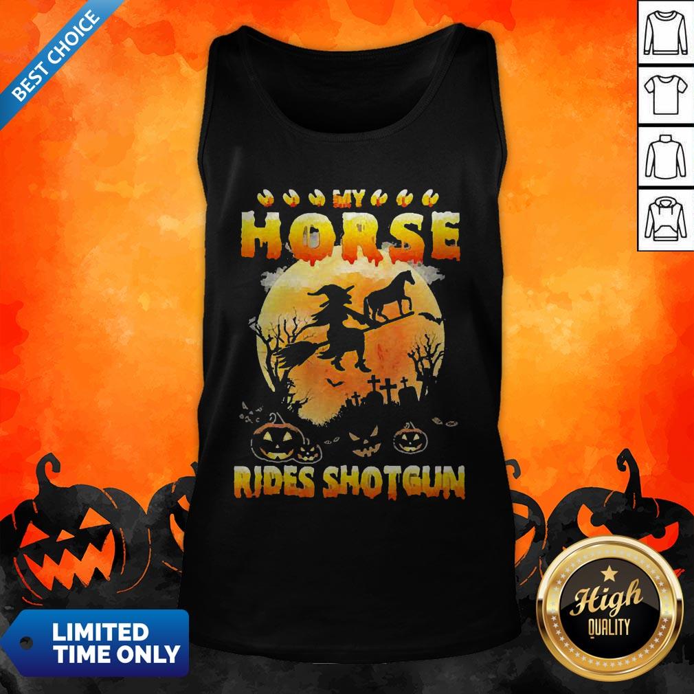 My Horse Rides Shotgun Scary Halloween 2020 Shirt