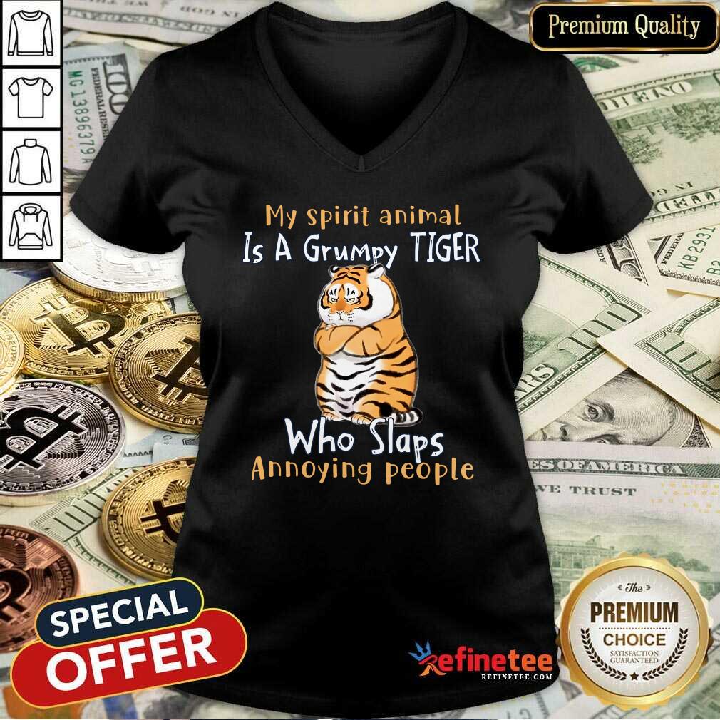 My Spirit Animal Is A Grumpy Tiger Shirt