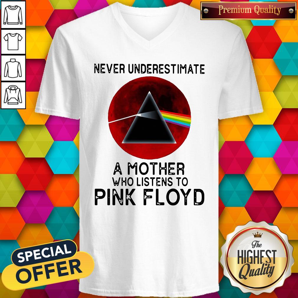 Never Underestimate A Mother Her Who Listens To Pink Floyd Shirt