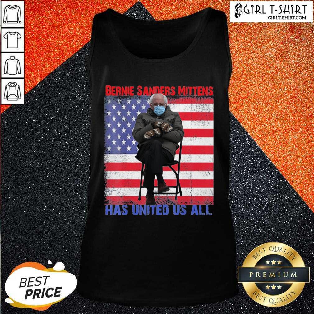 New Bernie Sanders Mittens Sitting Inauguration USA Flag Shirt