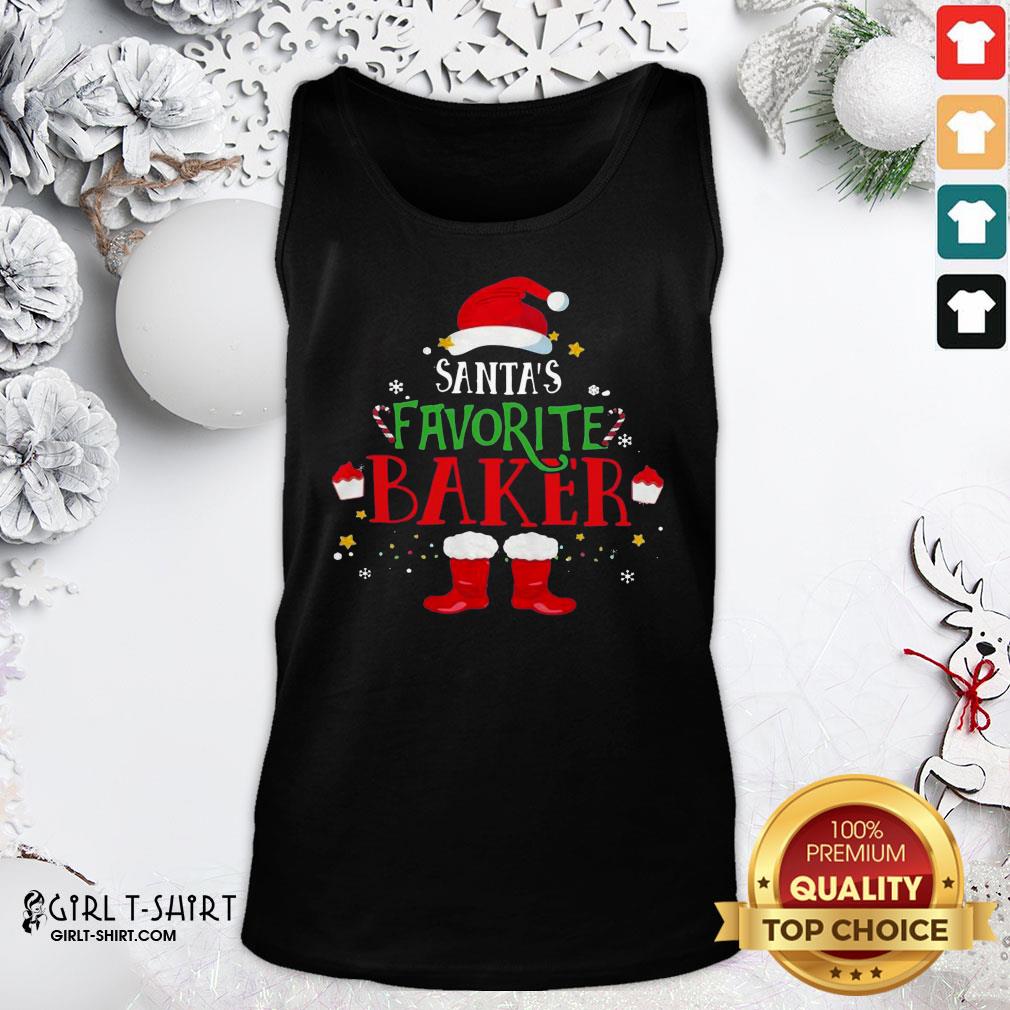 New Santa’s Favorite Baker Merry Christmas Shirt