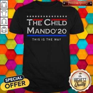Premium The Child Mando' 20 This Is Way American Flag Shirt