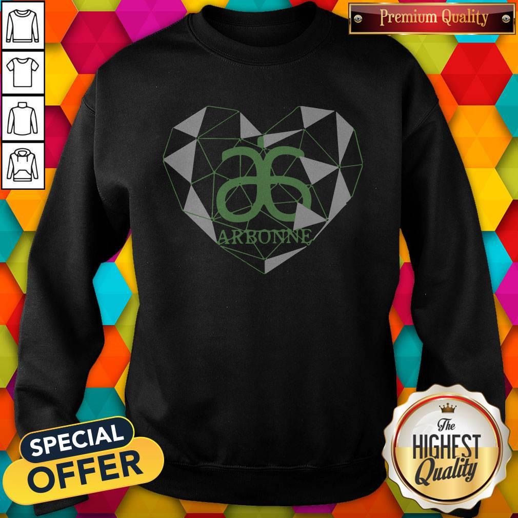 Nice Arbonne Logo Heart Diamond Shirt