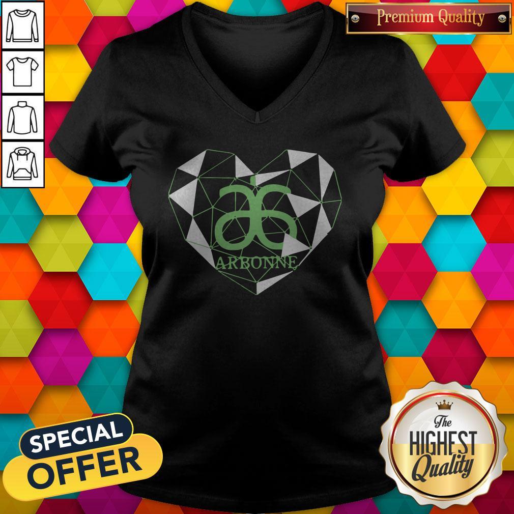 Nice Arbonne Logo Heart Diamond Shirt