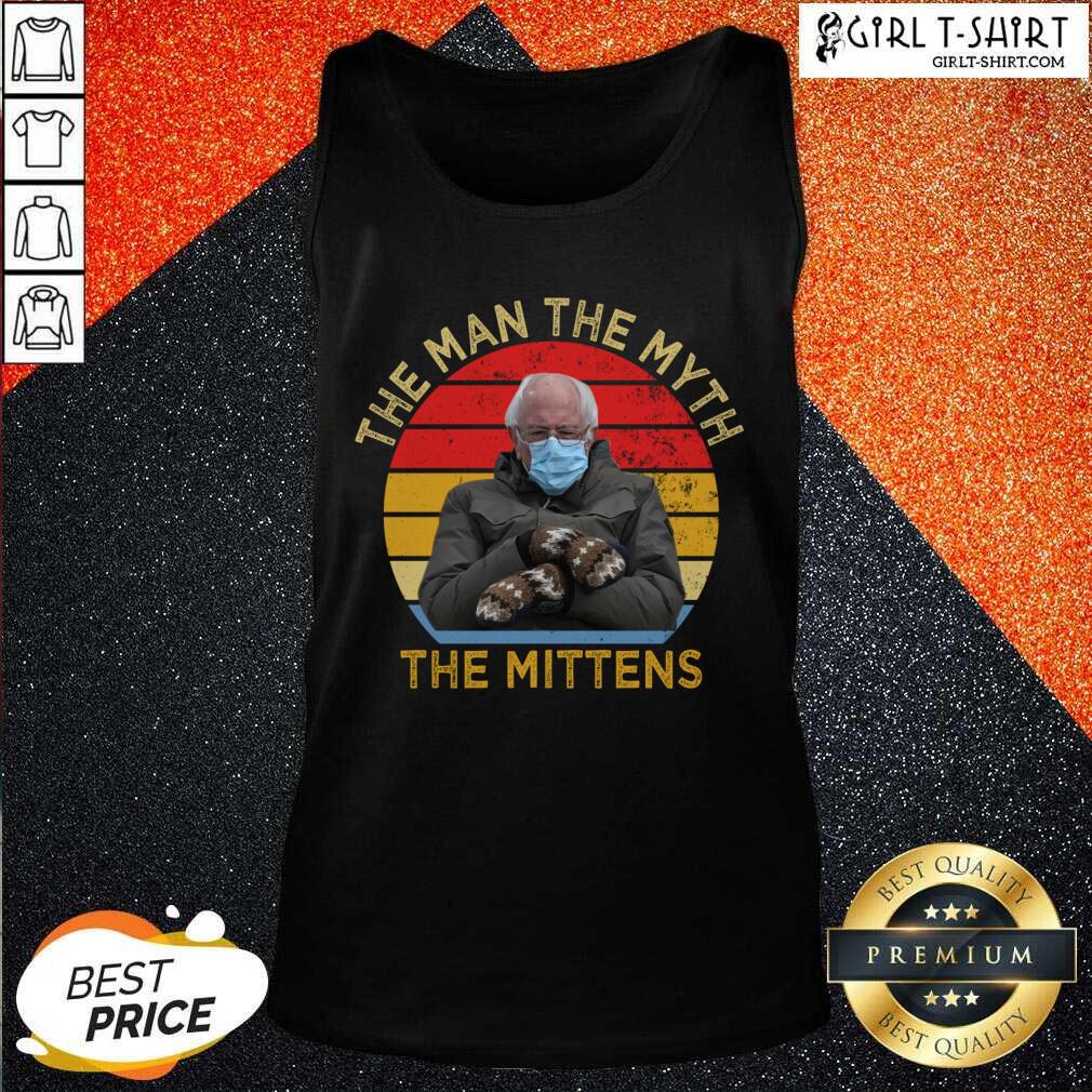 Nice Bernie Sanders The Man The Myth The Mittens Vintage Shirt