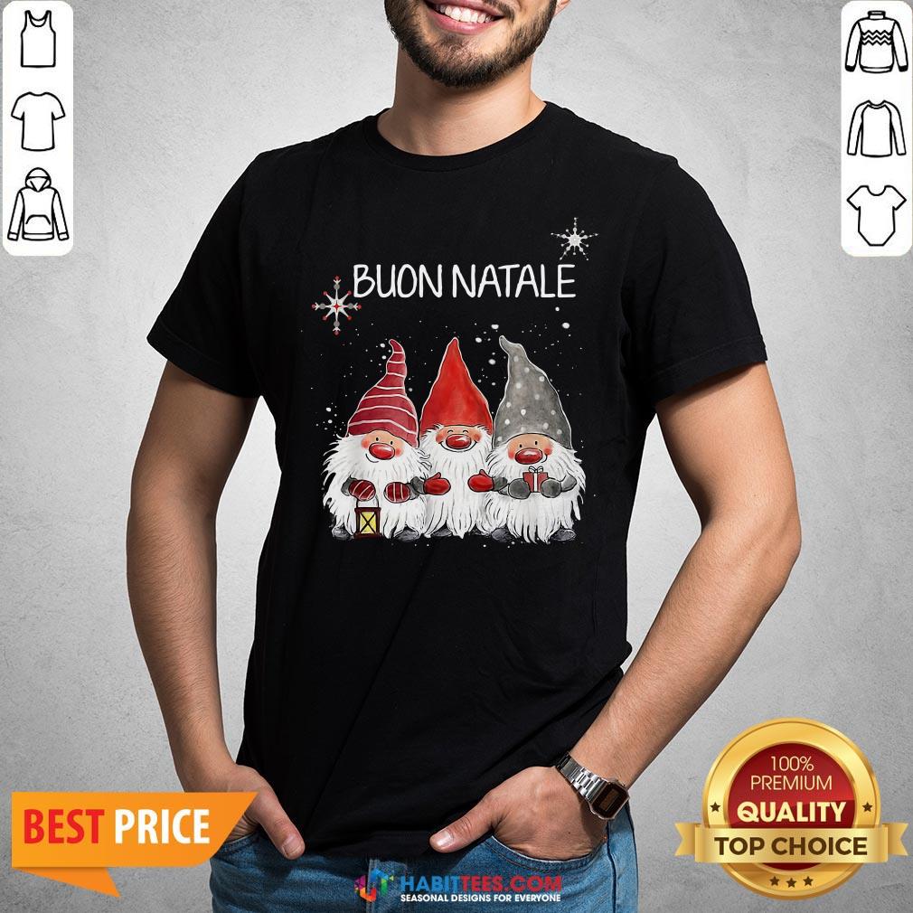 Nice Buon Natale Gnomes Christmas Shirt