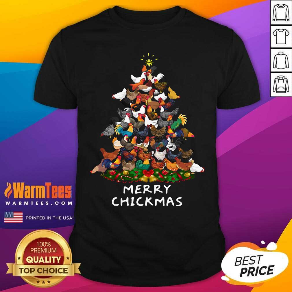 Nice Chicken Tree Merry Chickmas Shirt