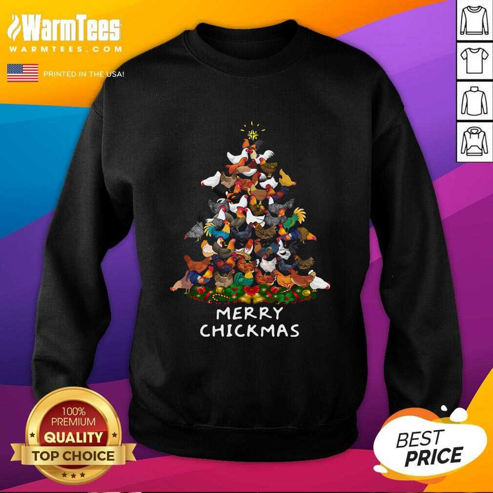 Nice Chicken Tree Merry Chickmas Shirt