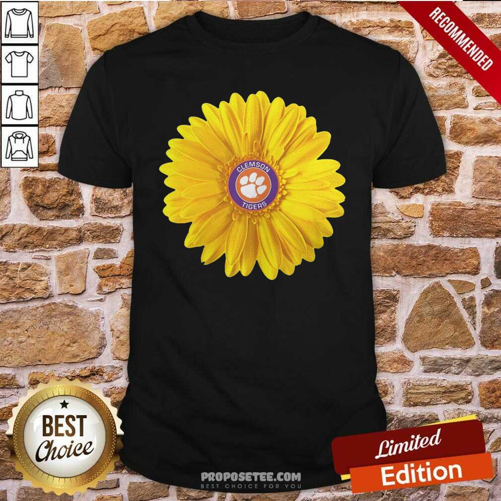 Nice Clemson Tigers Football Sunflower Shirt