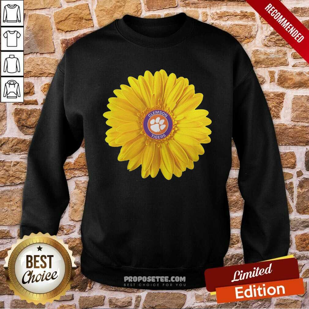 Nice Clemson Tigers Football Sunflower Shirt