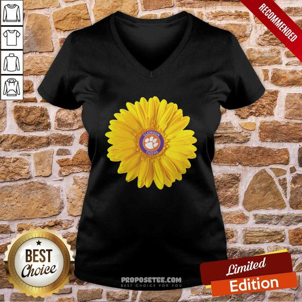Nice Clemson Tigers Football Sunflower Shirt