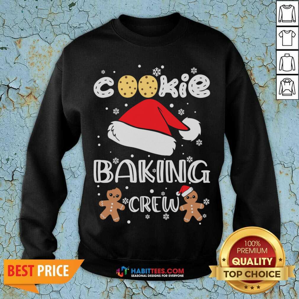 Nice Cookie Baking Crew Santa Christmas Shirt